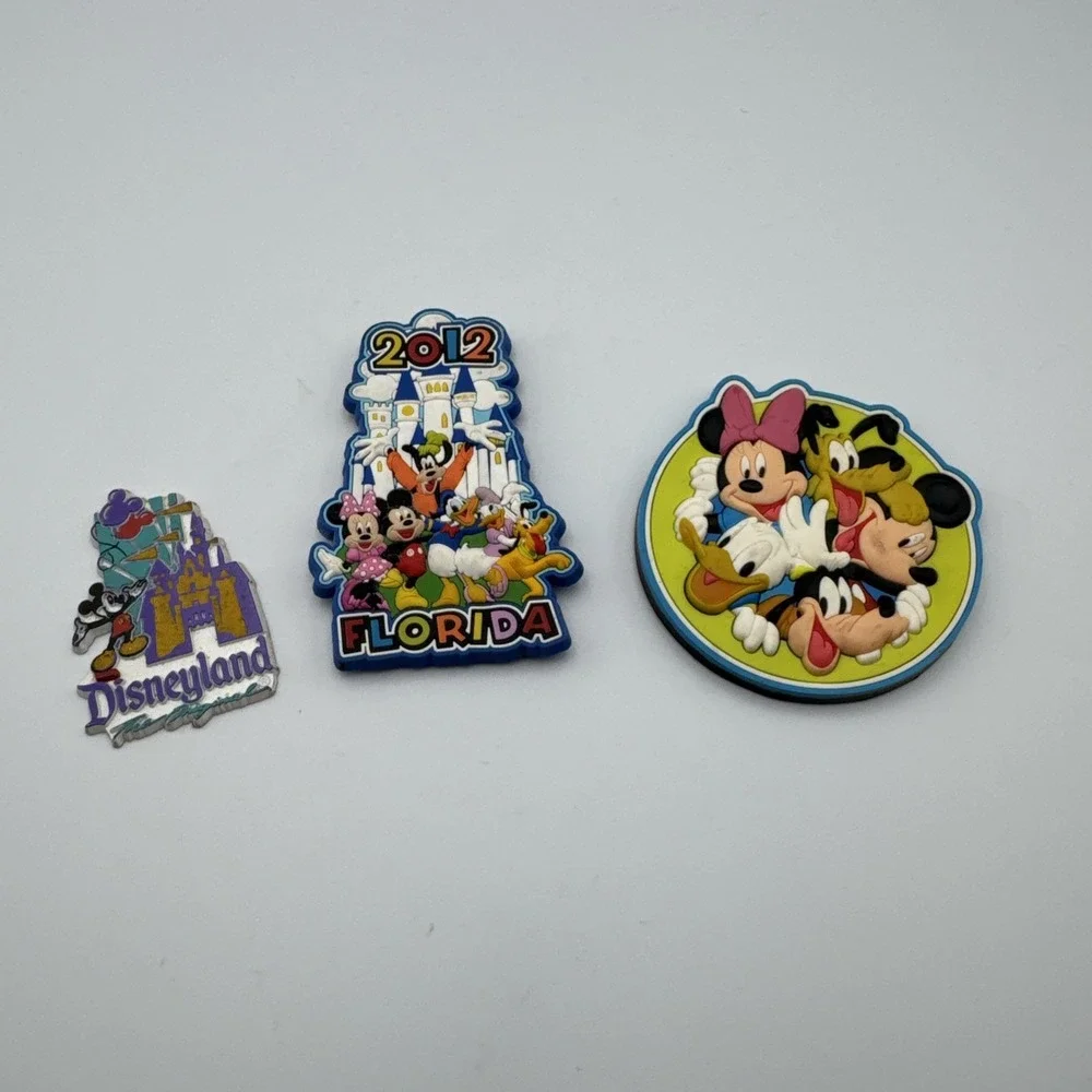Disney Walt Disney World Disneyland Magnet Collection Original & Authentic